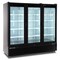 Maxx Cold Triple Glass Door Merchandiser Refrigerator, Large, 81 in.W, 73 cu. ft., in Black MXGDM-73RBHC - alternate 1